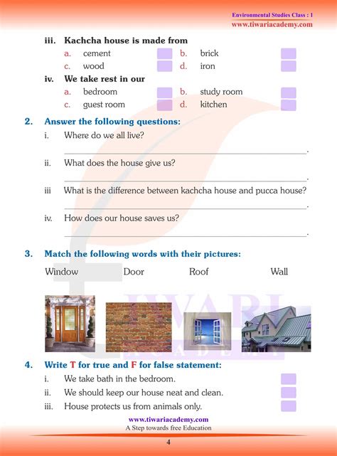 what is a house answer class 1