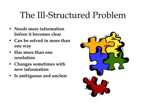 what is a ill structured problem