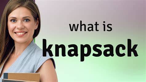 what is a knapsack