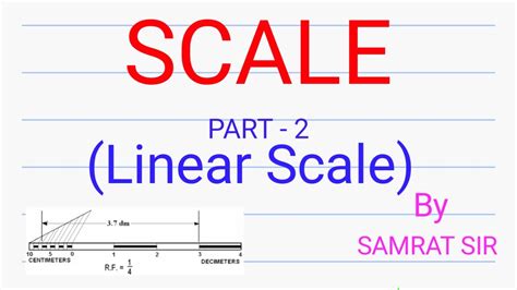 what is a linear scale