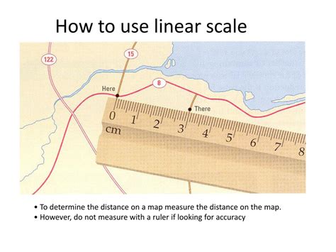 what is a linear scale of a map