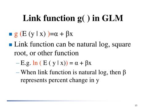 what is a link function in glm