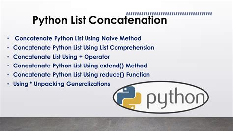 what is a list in python explain concatenation operation on list with example