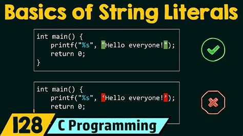 what is a literal string