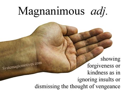 what is a magnanimous person