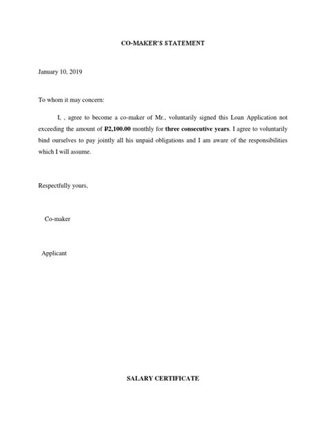 What Is A Maker's Statement