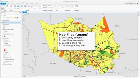 what is a map file in arcgis pro