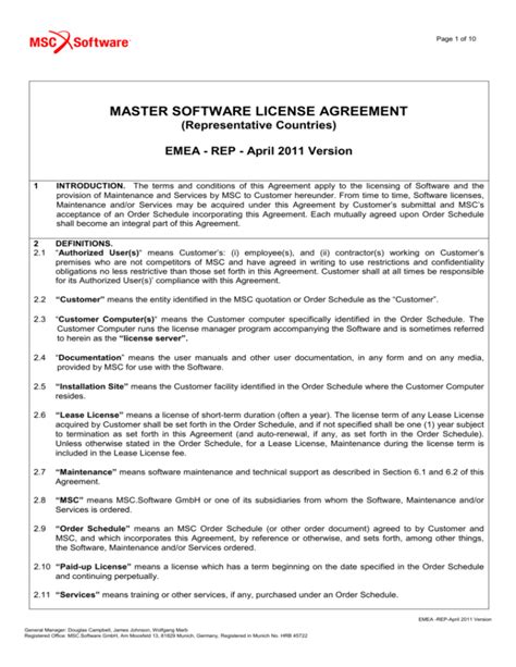  62 Essential What Is A Master Software License Agreement Recomended Post