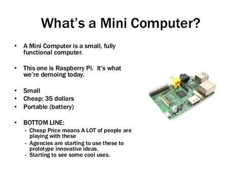 What Is A Mini Computer Explain With Example