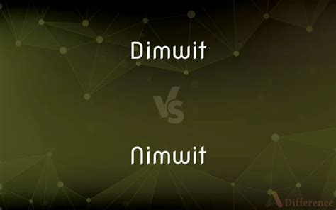 what is a nimwit