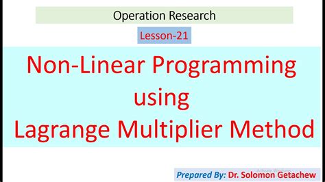 what is a nonlinear optimization problem