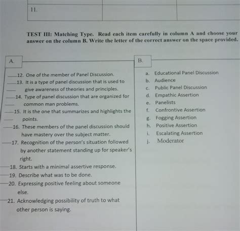 What Is A Panel Discussion Brainly