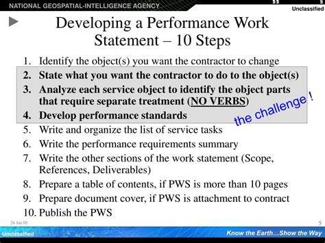 what is a performance statement