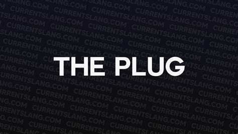 What Is A Plug Slang