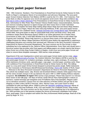 What Is A Point Paper