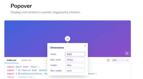 What Is A Popover React