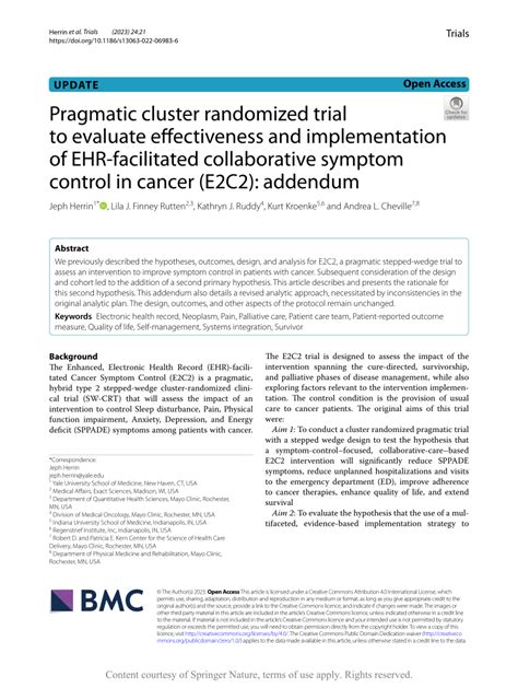 what is a pragmatic cluster randomized trial