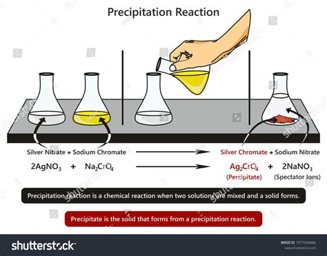what is a precipitation reaction explain it by giving an example