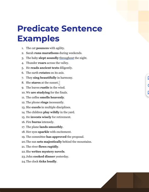 what is a predicate in a sentence examples
