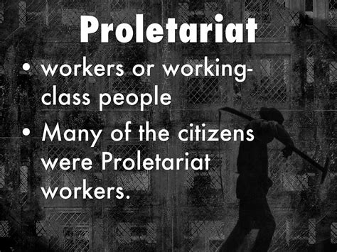 what is a proletariat