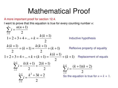 what is a proof in math