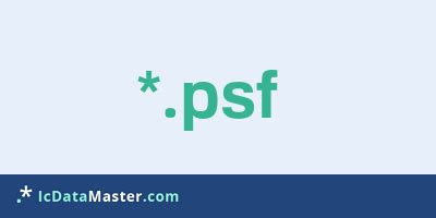 what is a psf file