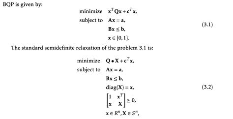 what is a quadratic programming problem