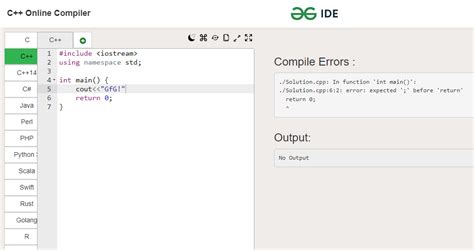 what is a query syntax error