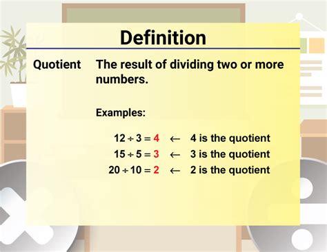 what is a quotient in math