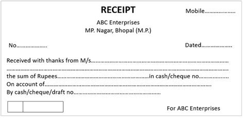 What Is A Receipt As A Source Document