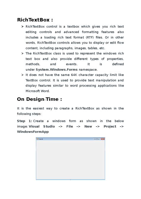 What Is A Rich Text Box