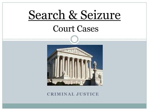what is a seizure in criminal justice