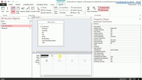 what is a select query in access