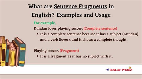 what is a sentence fragment in english