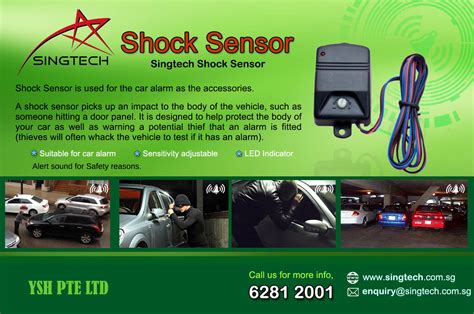 what is a shock sensor on a car alarm