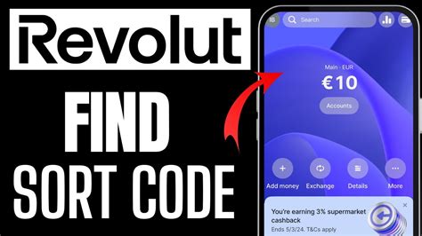 what is a sort code on a revolut card