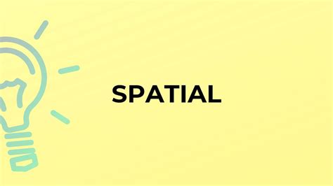 what is a spatial word