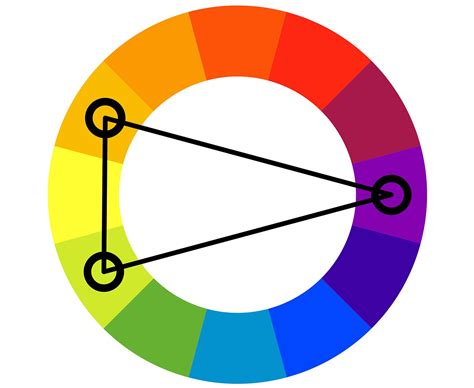 what is a split complementary color scheme in art