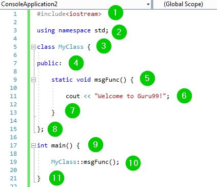 what is a static method in cpp