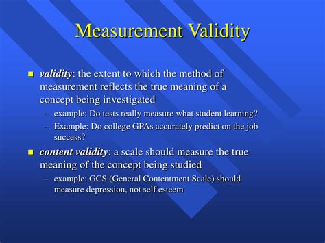 what is a statistically valid scale