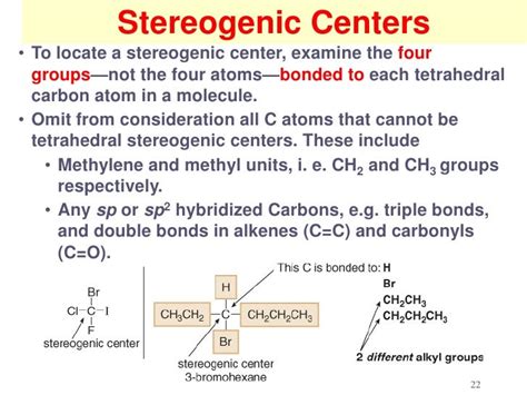what is a stereogenic center