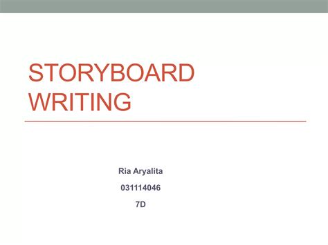 What Is A Storyboard In Writing