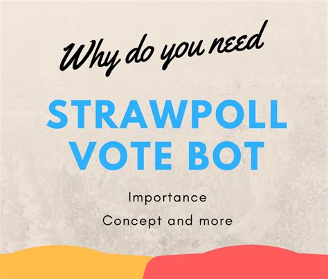 what is a straw poll vote