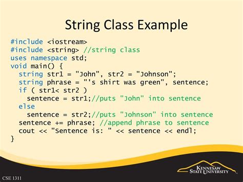 What Is A String Class