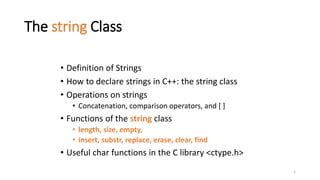 What Is A String Class C++