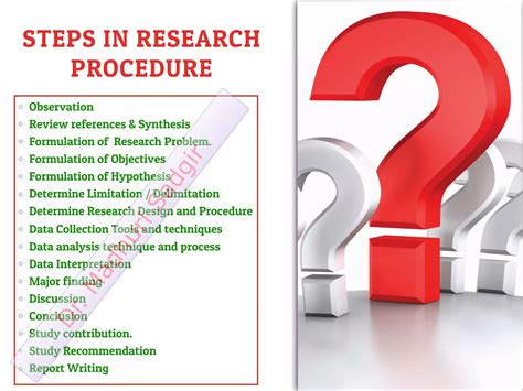 what is a study procedure
