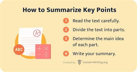 what is a summary of key points