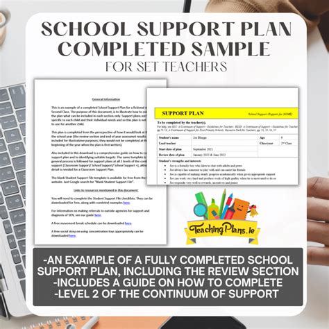 what is a support plan in school