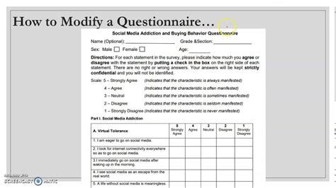 what is a survey questionnaire in quantitative research