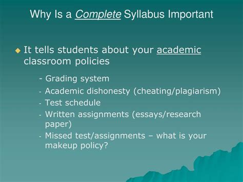 what is a syllabus and why is it important